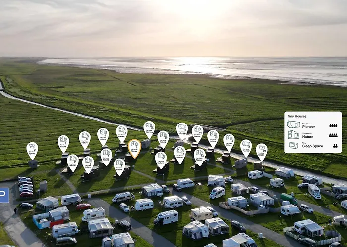 Nyaraló Tiny House Nature 8 Innenlage - Tiny Village Harlesiel Carolinensiel
